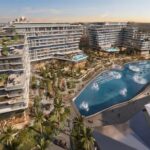 Abu Dhabi residential sales: waterfront residential development with pool and terraces