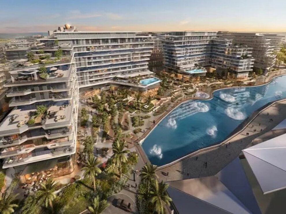 Abu Dhabi residential sales: waterfront residential development with pool and terraces