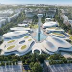 Aldar Sharjah deal: aerial view of the Aljada community