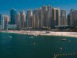 Aerial view of a Dubai public beach, a focus of Dubai Municipality projects